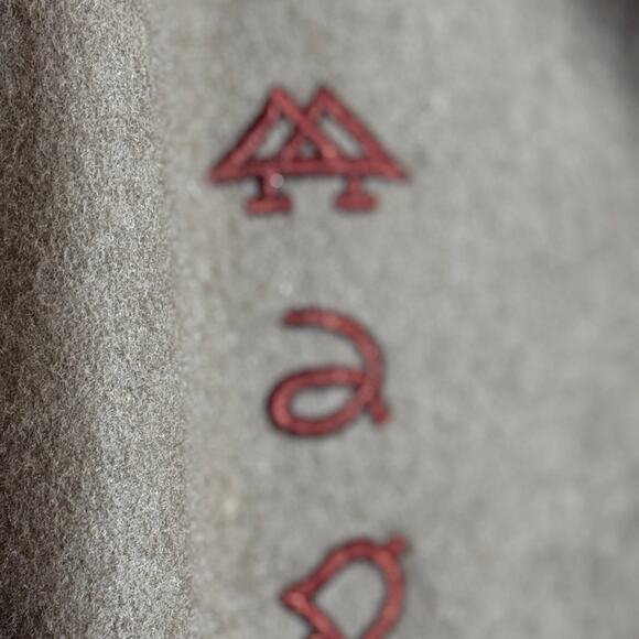 Valencia Wool Western Cowboy Embroidered Jacket Womens L Tan Studded Rodeo Coat - Picture 12 of 16